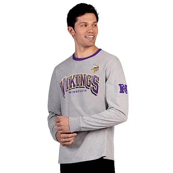 Football Fan Shop Officially Licensed NFL Black Label Long-Sleeve Tee by Glll - Broncos