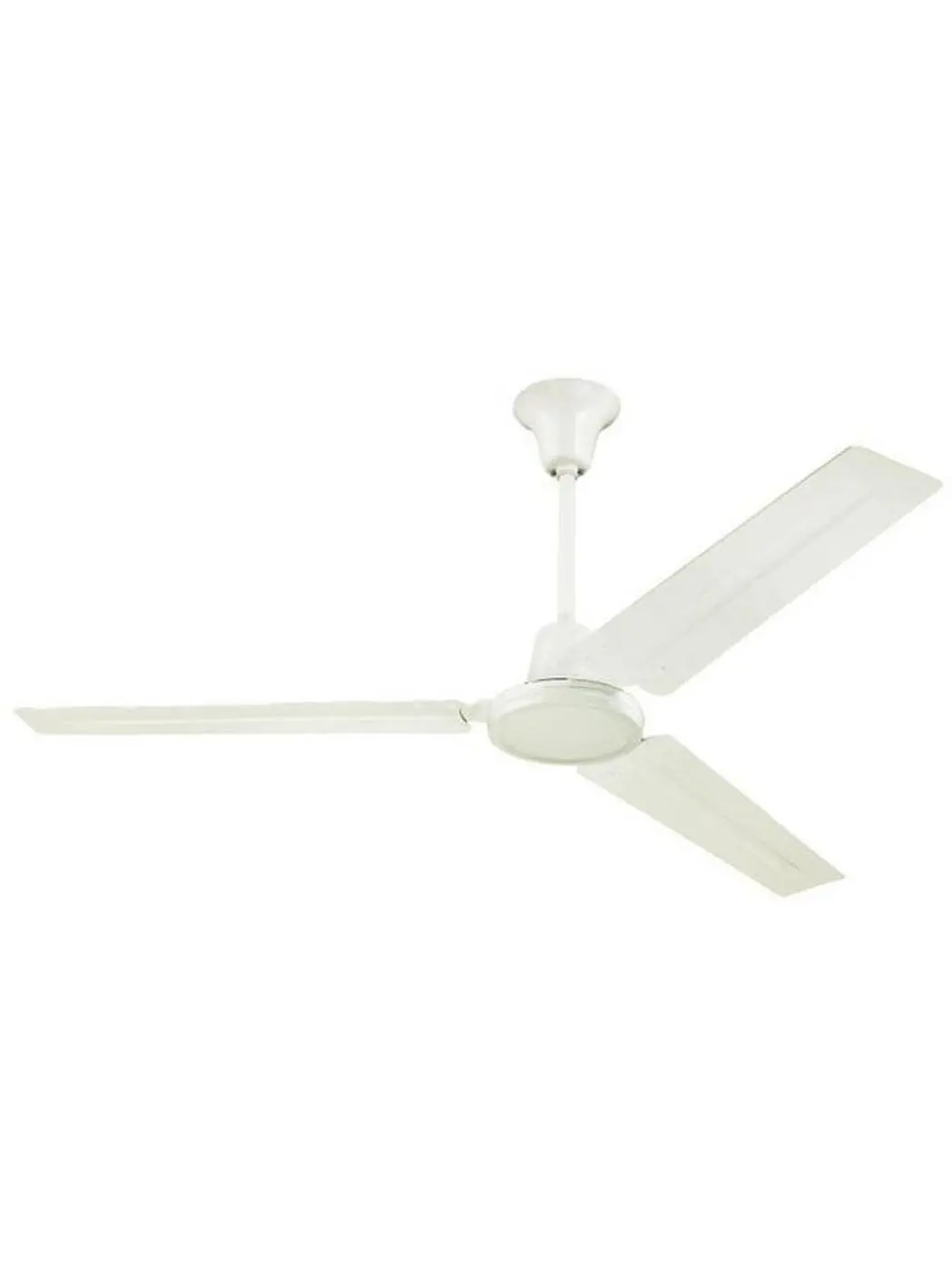 Westinghouse 56 in. Industrial Ceiling Fan - 3 White Steel Blades, White Finish, Wall Control, Multi-Setting, Powerful Indoor Household Appliance, Industrial Ceiling Fans, Multi-Setting Ceiling Fans