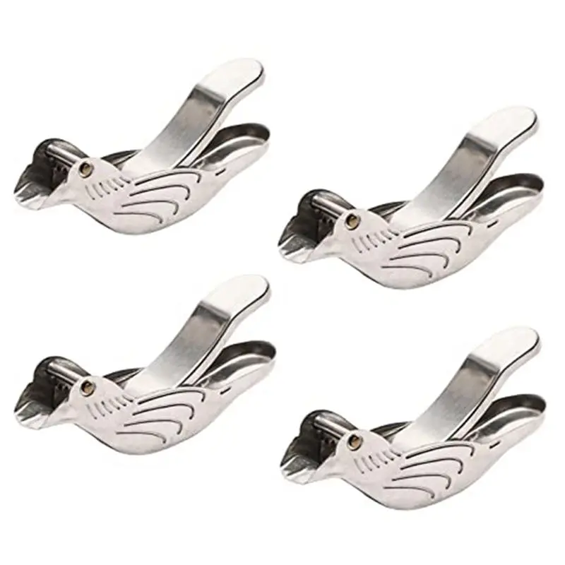 4 PCS Stainless Steel Lemon Juicer Squeezer Manual Lemon Juicer Bird Shaped Lemon Squeezer Portable Hand Fruit Juicer