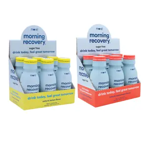 Morning Recovery (12-Pack) | Sugar-Free Variety Bundle: Watermelon & Lemon | Science-Backed Pre-Alcohol Recovery Drink