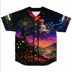 Ganja White Night & LSDream Jersey Baseball ljersey