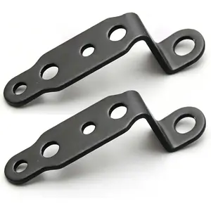 2 Pack Motorcycle Mirror Mounting Bracket Fog Driving Light Turn Signals Indicator Light Mount Relocation Bracket
