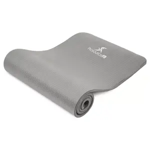 ProsourceFit Extra Thick Yoga and Pilates Mat  1/2-in, Grey