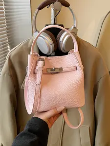 Elegant Fashion Bucket Bag, Lightweight Crossbody Handbag, Stylish Work & Date Bag, Simple Chic Design, Perfect for Daily Use