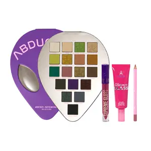 Interstellar Glam Bundle - Includes Abduction Palette, Supreme Gloss 'Pink Uranus,' Glimmer Glass 'Jealous Ice,' & Velour Lip Liner 'Calabasas'