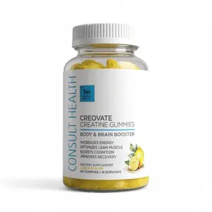 Creovate Creatine Gummies Lemon Flavoured Creatine Monohydrate Supplement, 90 Gummies