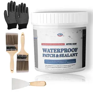 Upgraded Invisible  Agent Clear as , Transparent   for Both Interior and Exterior Use on Rooftops, Bathrooms, and Walls for Leak Prevention and Tight Seal. (35OZ)