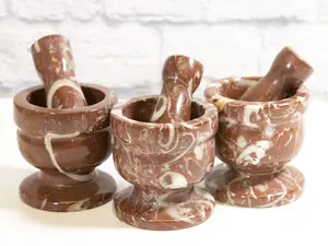Aragonite Mortar and Pestle- Small