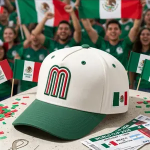 Unisex "M" Embroidery Baseball Cap - Mexican Flag Inspired Streetwear Dad Hat - Perfect Father's Day Gift - Adjustable Casual Sport Hat