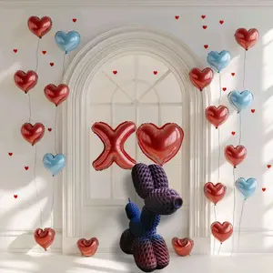 3D Printed Balloon Dog Figurine with Knitted Texture | Unique Valentine's Gift