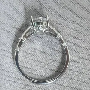 Sparkling Moissanite Ring - Elegant Solitaire Jewelry for Women with Moissanite Stone and Solitaire Design