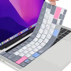 MacBook Pro 13 inch Keyboard Cover Shortcuts for 2020 2021 2022 2023  or M1/M2 Chip MacBook Pro 13" A2338 A2289 A2251  OS Shortcut Hot  Keyboard Protector