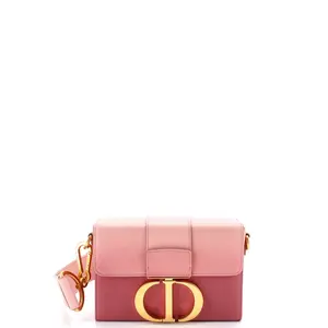 Pre-owned Dior Leather Shoulder Bags Christian 30 Montaigne Box Bag Ombre by Rebag