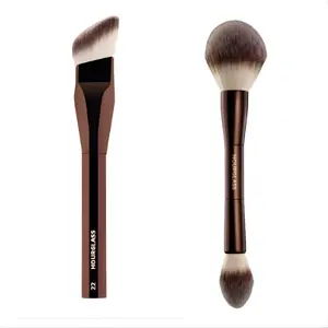 Hourglass Brush Set 022 Foundation + Veil Powder Double Ended Soft Makeup Brushes