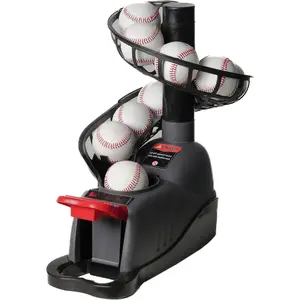 898BH Baseball Soft Toss Machine, Angle Adjustable, Step  Paddle and Release to Launch, No Power  Needed, Works with Regulation Baseball