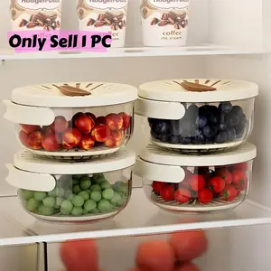 Fruit & Vegetable Washing Basket, 1 Count Foldable Food Drain Basket with Lid, Strainer Container, Kitchen Utensils & Gadgets for Home Dining Room Picnic