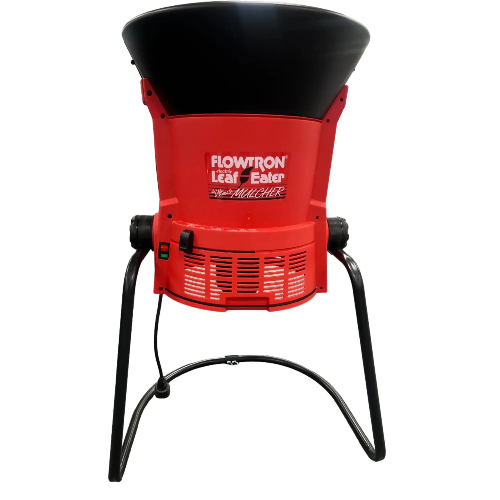 Flowtron LE-900 Electric Leaf Mulcher Shredder for Garden, Lawn - Powerful Cutting Tool with 21" Funnel