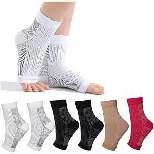Neuropathy Socks for Women, 6Pairs Soothe Compression Socks for Neuropathy Pain, Ankle Brace Plantar Fasciitis Swelling Relief