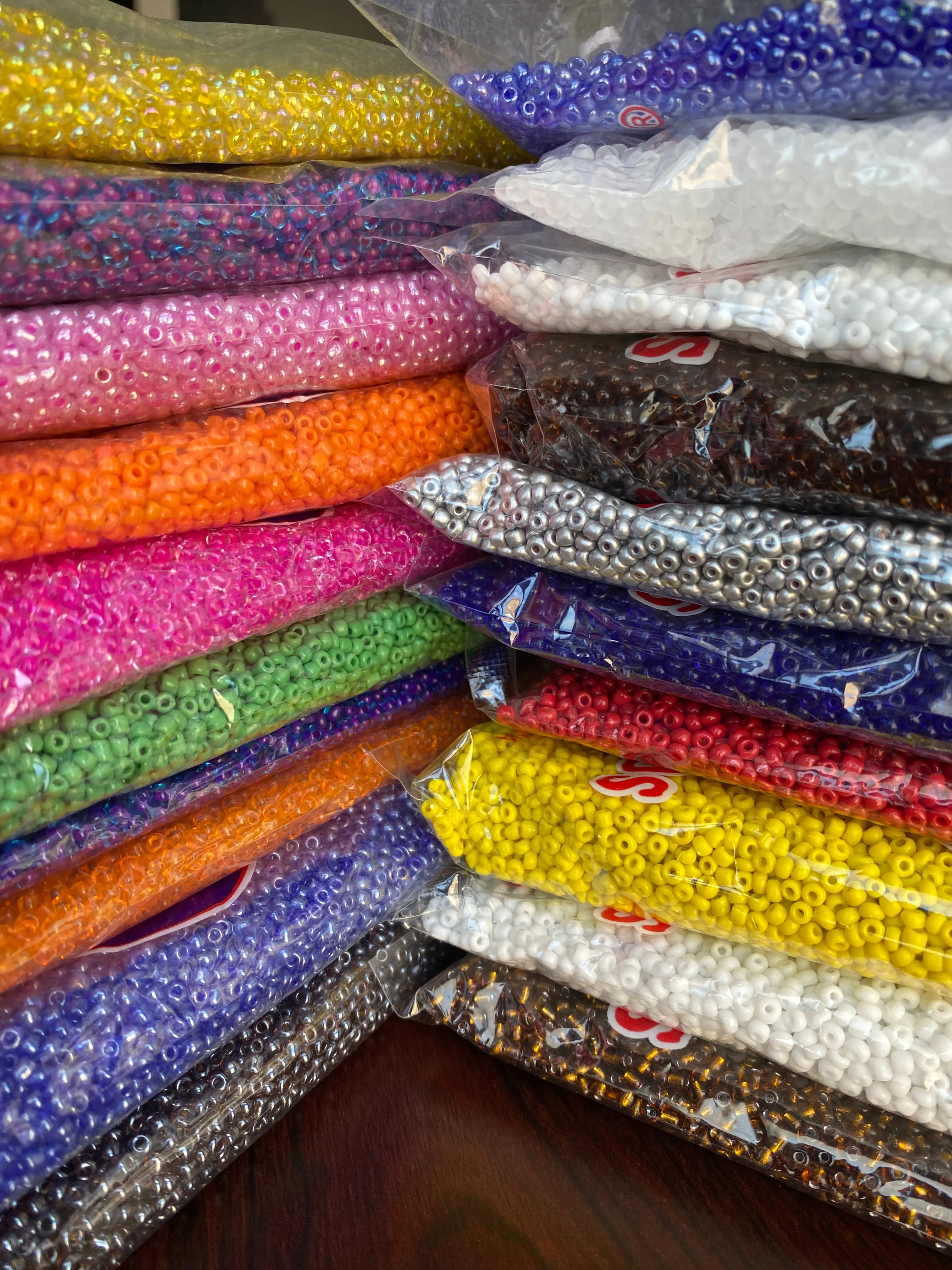 3mm - 8/0 Seed Beads Glass Seed Beads For Jewelry Making, Bracelet Necklace Earrings waistbeads, chokers, Beaded jewelry -450 Grams