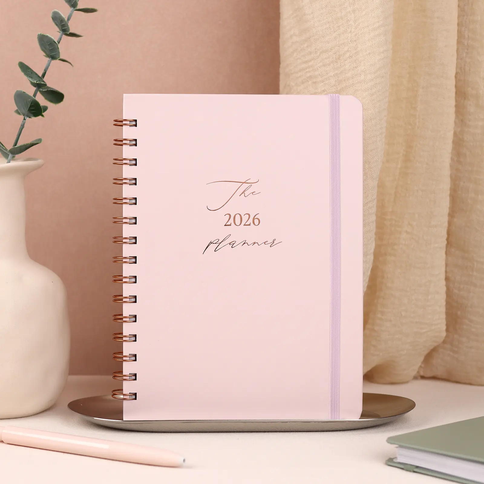 2026 Weekly and Monthly Productivity Planner, Weeks Planner, Spiral-Bound Hardcover Agenda Book with Tabs and Inner Pocket, Jan 2026–Dec 2026, Aesthetic Academic Planner Notebook for Office Stationery Supplies, Home and School Supplies, Calendar