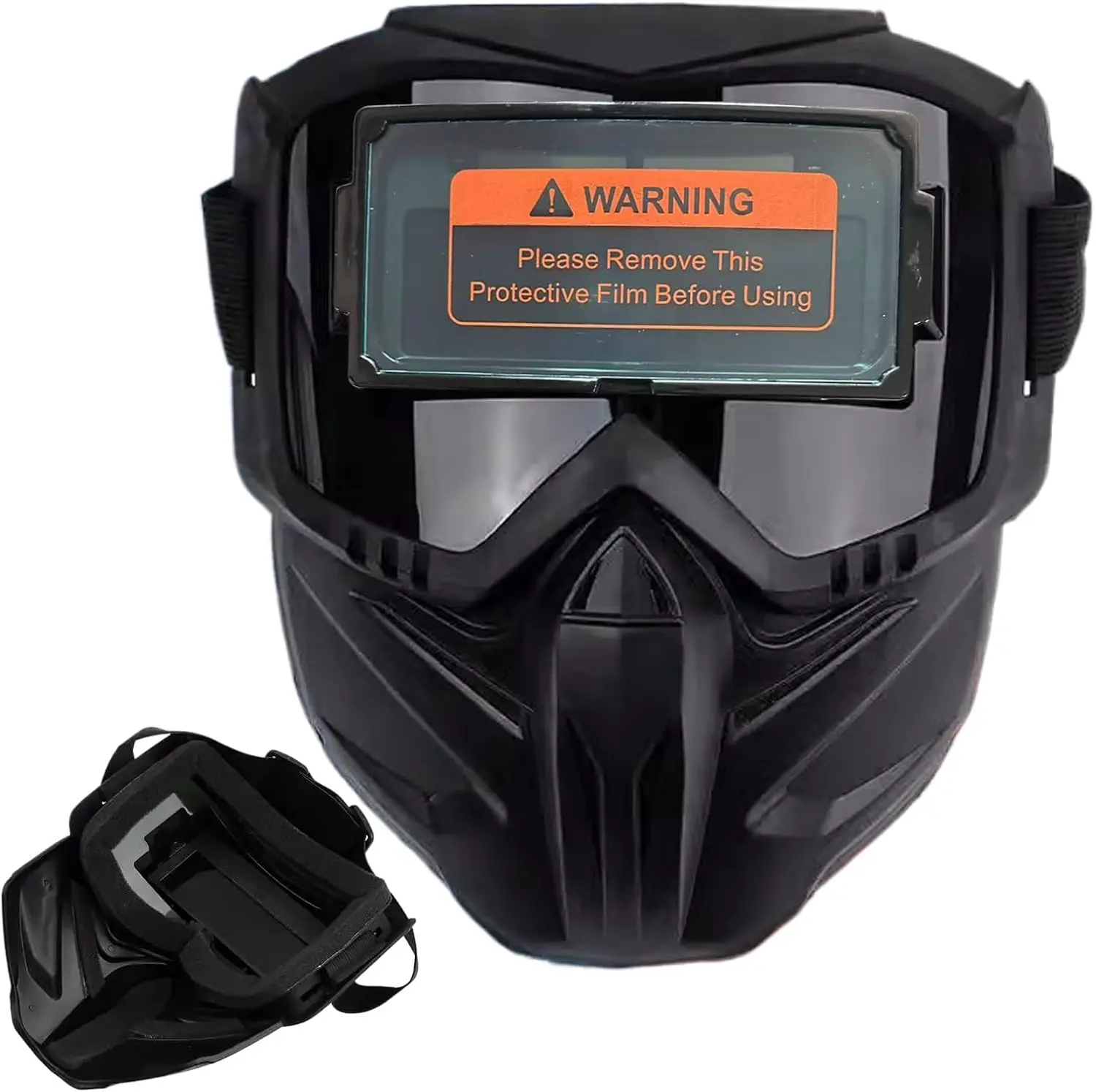 Auto Darkening Welding Helmet Full Face Mask - Safety Gear, Construction Gear, True Color Lens, Detachable Design, UV Eye Protection for TIG Welding, Automotive Repair, Full Face Protection