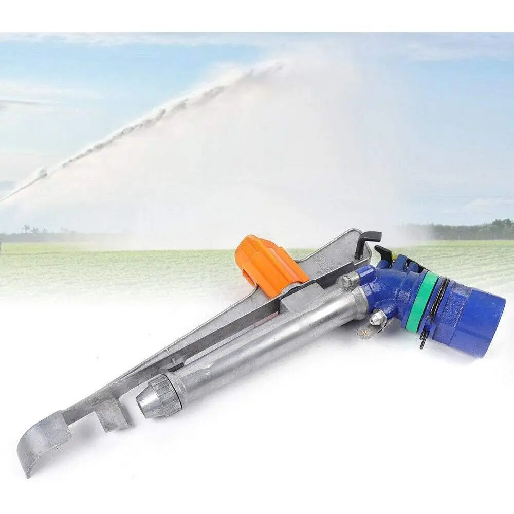 2" Water Spray Gun Large-Area Agriculture Irrigation Watering Sprinkler for Garden Farm Lawn Outdoor High Pressure Hose High Flow Nozzle