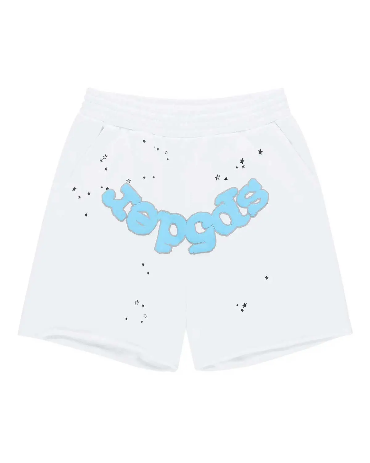 Sp5der OG Logo Sweatshorts White