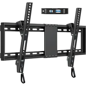 TV Mount for Most 37-75 Inch TV, Universal Tilt TV Wall Mount Fit 16", 18", 24" Stud with Loading Capacity 132lbs, Max Vesa 600 x 400mm