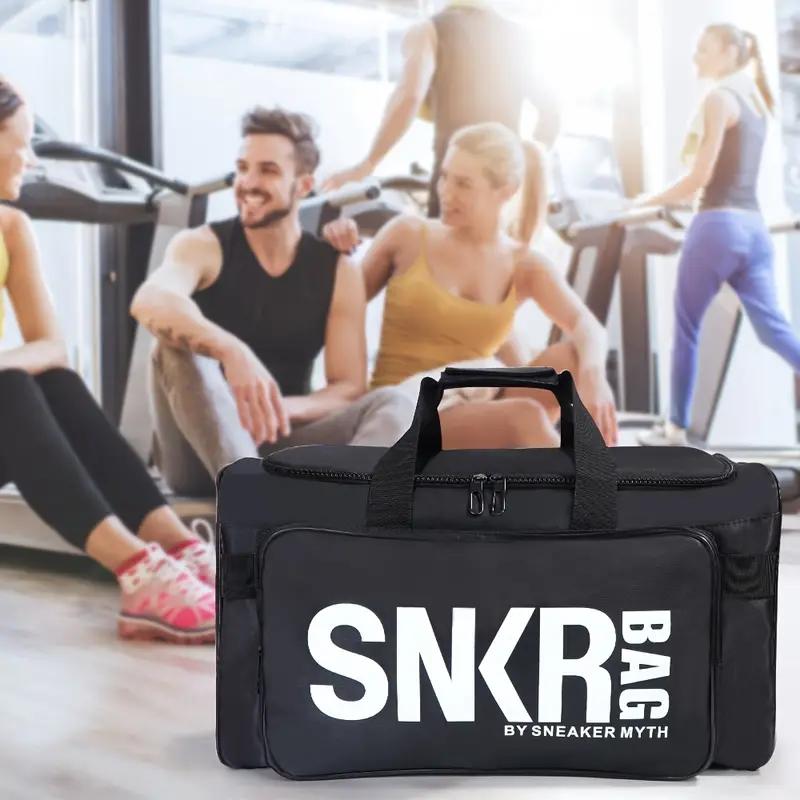 1pc Extra-Large Versatile Nylon Travel Duffel Bag - Spacious Gym Bag with Shoe Compartment, Sturdy Luggage Handbag for Sports Enthusiasts and Frequent Travelers - Durable, Water-Resistant, and Easy to Clean 1pc Extra-Large Versatile Nylon Travel Duffel Bag - Spacious Gym Bag with Shoe Compartment, Sturdy Luggage Handbag for Sports Enthusiasts and Frequent Travelers - Durable, Water-Resistant, and Easy to Clean