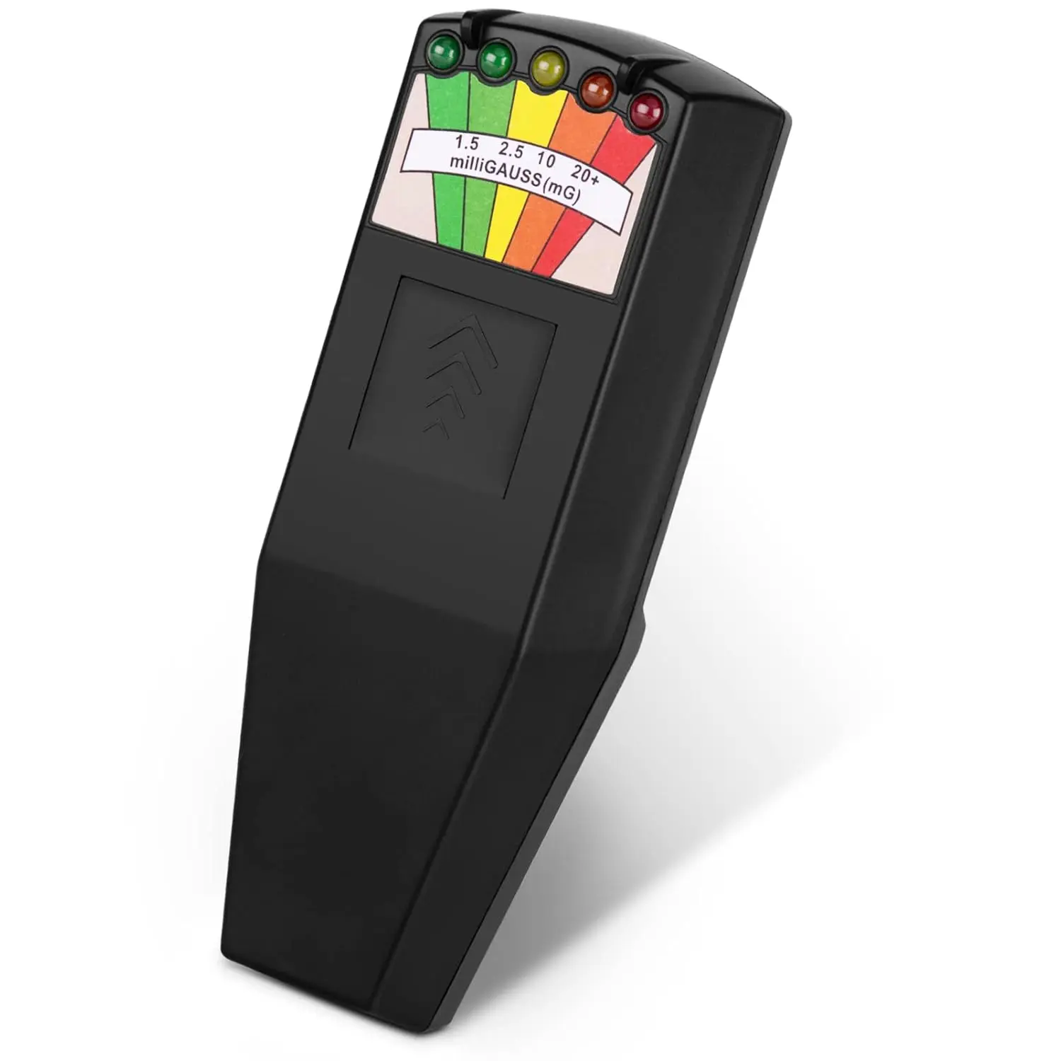 color tree Handheld LED EMF Magnetic Field Ghost Hunting Detector - Electromagnetic Paranormal Equipment Tester, EMF Reader with Push-On/Off, 50Hz-20,000 Hz Milligauss Range, Black