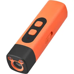 Dog Bark Deterrent Rechargeable Sonic Repeller 25KHz Frequency 50ft Range LED Silencer Professional Training Tool