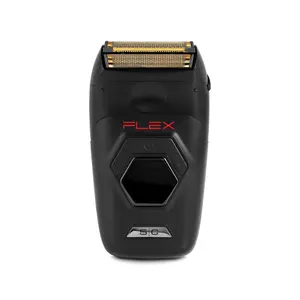 StyleCraft Flex Shaver - Professional Double Foil Cordless Shaver with Super-Torque Motor Adjustable Brush Titanium Comfort