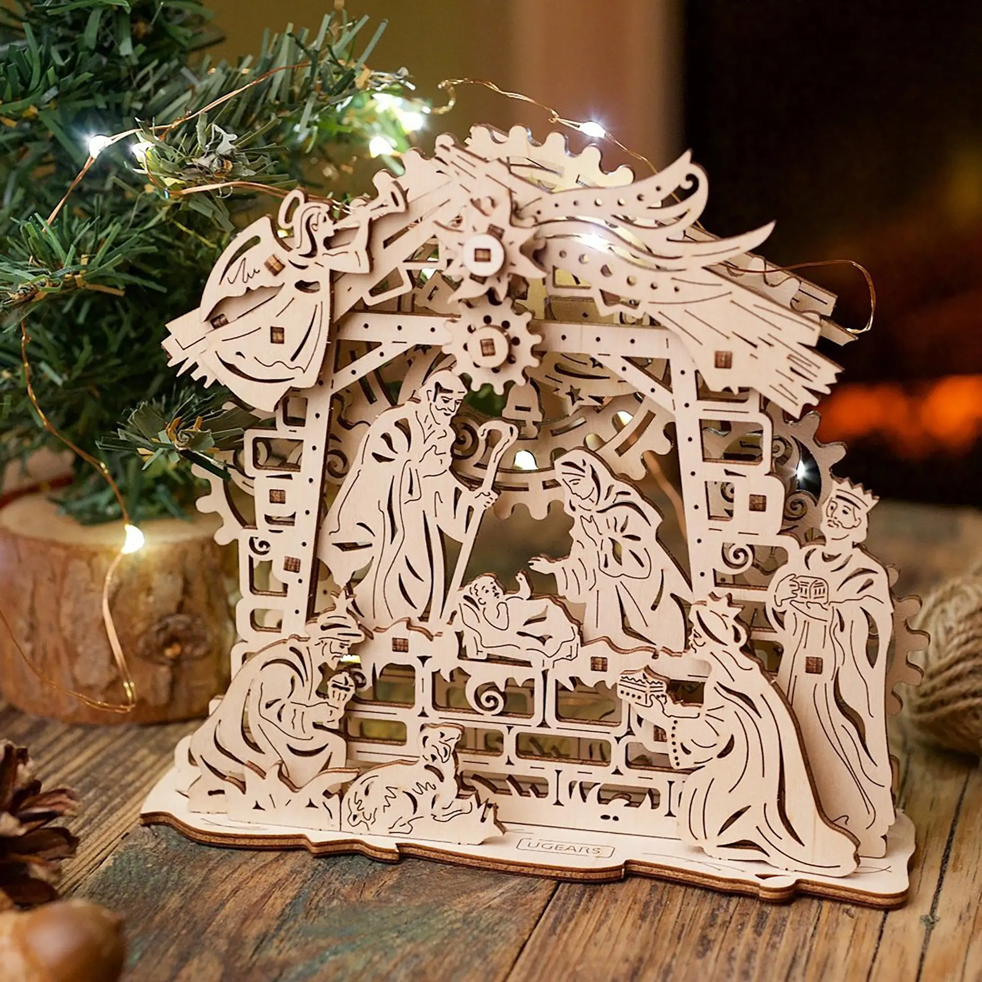 RJ Legend Wooden Nativity Scene Fidgets Set