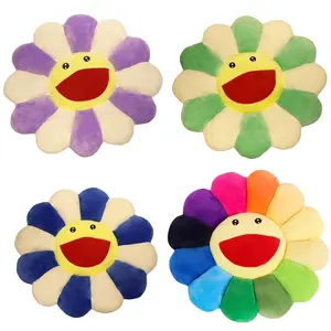 ONESHOWHOME Flower Shaped Throw Pillow,Flower Face Floor Cushions Floor Pillow,Colorful Sunflower Plush Pillow,Cute Room Decorative Pillows for Sofa Bedroom Thanksgiving Decorations Value Pack Valentine's Day gift Christmas Decoration tiktokshopspringglow