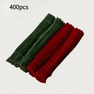400 pieces of thick fluffy twist sticks for arts and crafts, perfect for making gifts, flowers, and holiday decorations, used for DIY projects in arts and crafts, easy to bend and shape