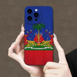 Hot-Selling Haitian Flag Creative Pattern, New Angel Eye Phone Case, Unisex Fun Simple Fashion Personality Trend for Iphone16Promax, SE4/ 16E, 15Pro 14PLUS 13 12Pro 11 Pro Max X XSMAX Compatible with Samsung Galaxy S25