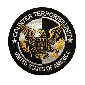 Miltacusa Counter Terrorist Embroidered Patch (Hook Fastener)