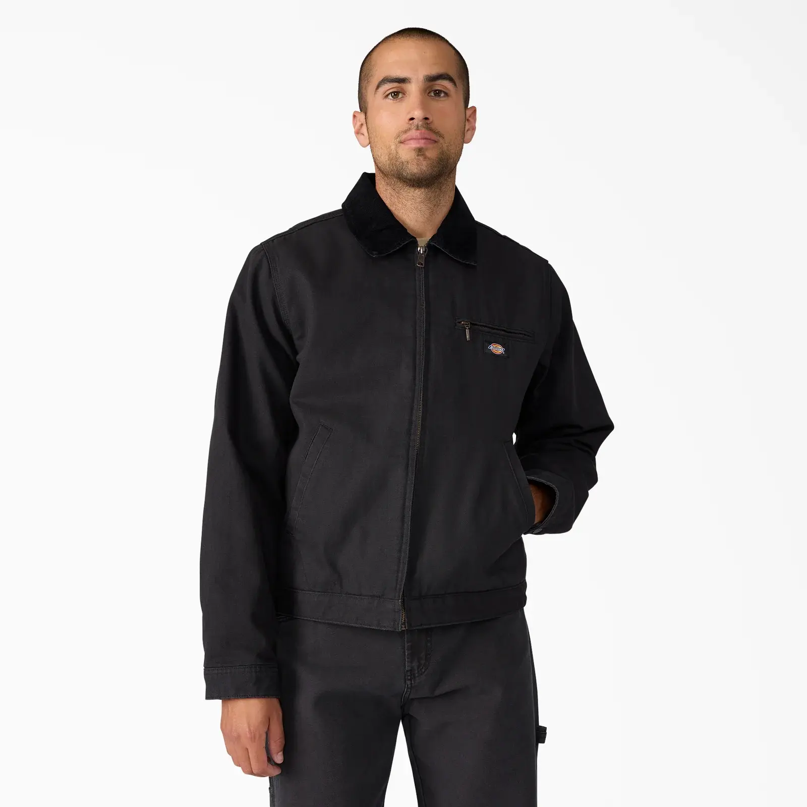 Dickies Blanket Lined Canvas Duck Jacket - Durable Canvas Duck Material with Warm Blanket Lining for Everyday Wear