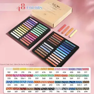12/24/36/48 Color Professional Chalk Set - Non-Toxic, Vibrant & Easy to Use, Perfect for Drawing, Blackboard Art, Teaching & Outdoor Graffiti, Great for Teachers/Artists/DIY