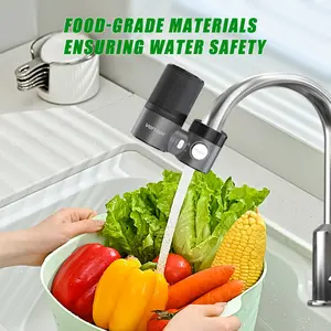 Vortopt Advanced Water Filter for Sink Faucet 360° Rotary Ultrafiltration Bathroom Sink Filter 400 Gallons Reduces 99% Chlorine & Odor T6-CTO UF Dual Output System