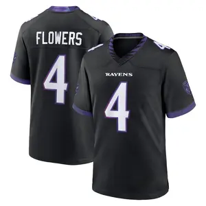 Unisex Football Raven Team Zay Flowers New Collection 2026 Alternate Game Player Jersey - Black
