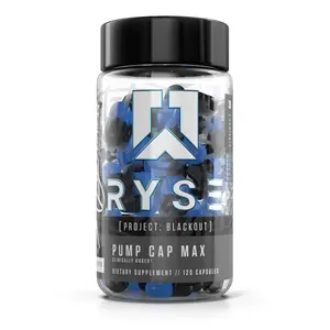 RYSE Supps Pump Cap Max Edible Dietary Capsules - Workout Supplement, Fitness Supplements for Fitness Enthusiasts