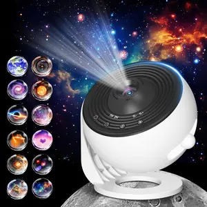 Flylily Planetarium Projector Pro for Bedroom – 13 in 1 Star Projector Galaxy Light, Milky Way Ceiling Night Light, LED Space Galaxy Mood Lighting with Timer, Room Decor for Adults & Kids, Christmas Gifts