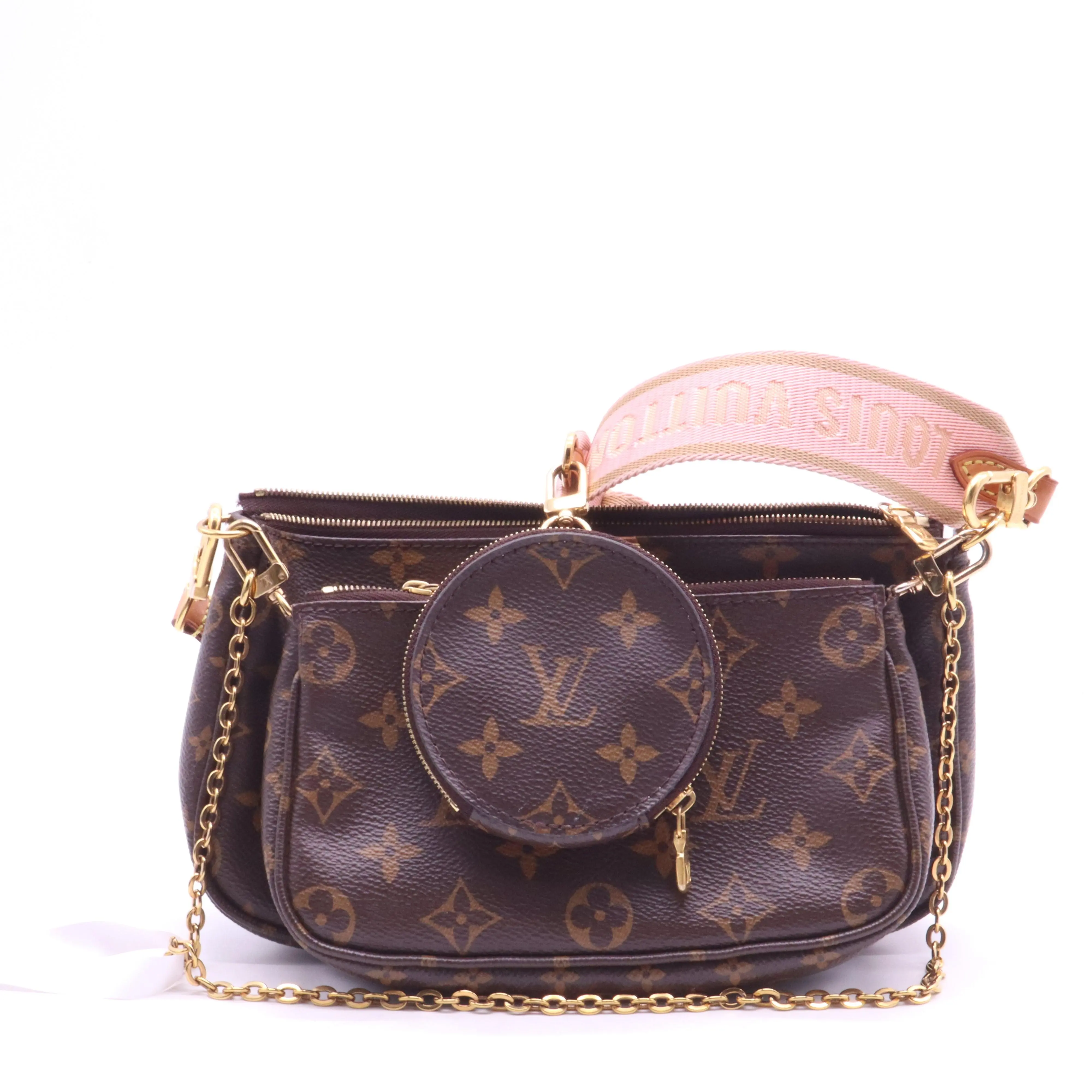 Pre-owned Louis Vuitton Canvs Crossbody Bags Multi Pochette Accessoires Monogram Canvas B22000