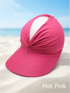 2026 Spring And Summer New Outdoor Sun Hat, UV Protection Fashion Beach Travel Women's Wide Brim outdoor sports Sun Hat, New fashion beach travel sun hat for women,  women's open-top hat for cross-border use, Sweet and fresh look