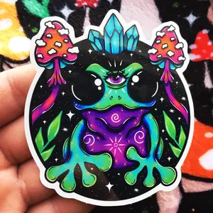 Tree frog sticker