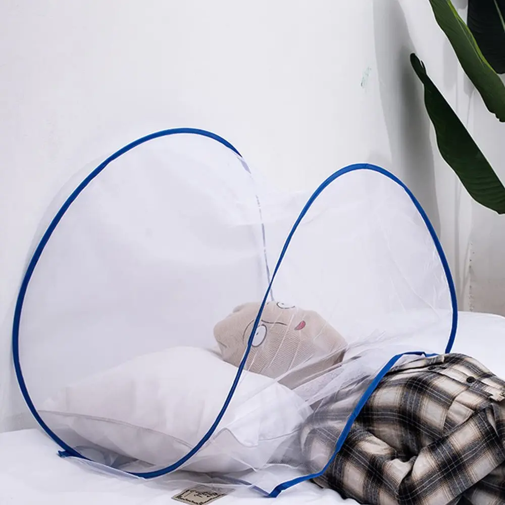 Mini Foldable Head Net for Camping and Travel - Lightweight Mosquito Protection Face Net  Polyester Mesh Mosquito Netting Mosquito Proof Net
