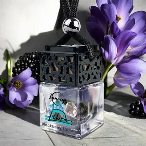 Libra Zodiac Crystal-Enhanced Oil Diffuser, Car Air Freshener, 8ml