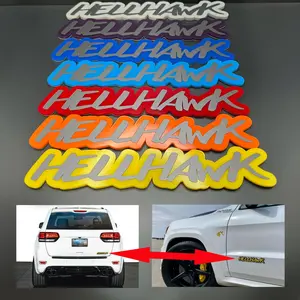 One HELLHAWK Emblem fits WK2 Jeep Trackhawk Grand Cherokee Liftgate or Door