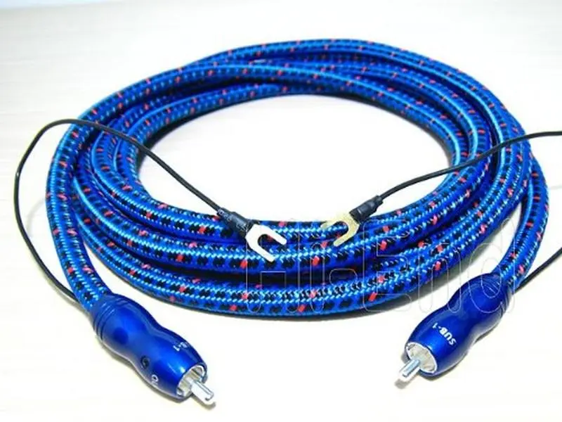 USED-AudioQuest SUB - 1 Subwoofer Cable RCA Plugs 9 Meters